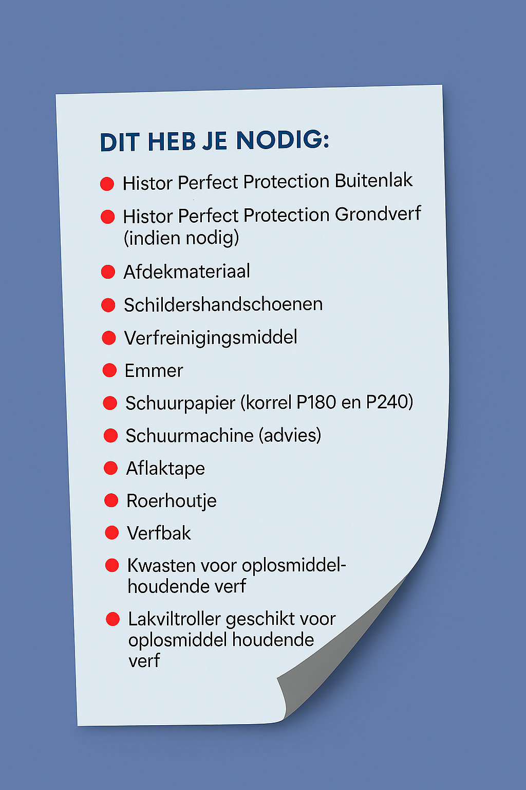 Stap 1 Voorbereiden